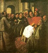 Francisco de Zurbaran buenaventura at the council of lyon oil painting